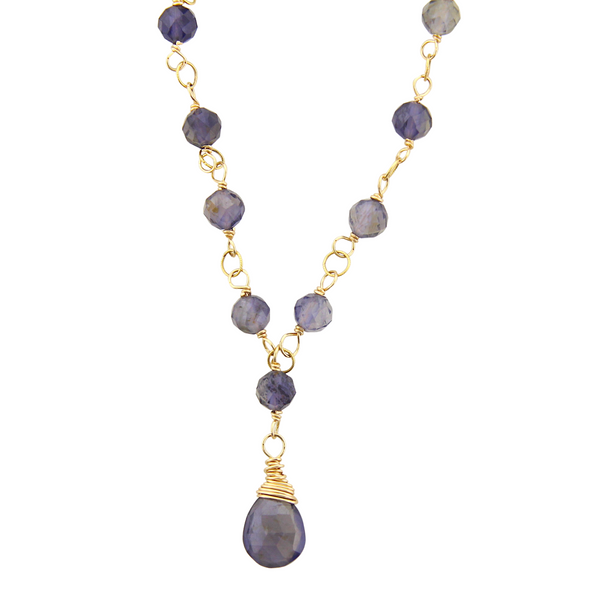 Whimsy Necklace -Iolite