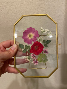 Framed flower Art Frame - Octagone
