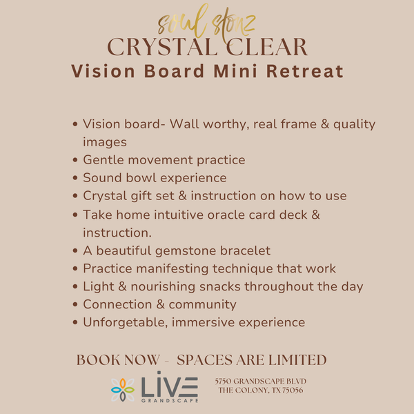 Vision Board - Luxury Mini Retreat Jan 11, 2026., 10-3pm