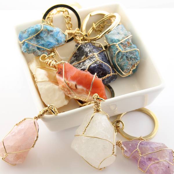 Keychain AND Pendant Workshop: Make Your Own Gemstone Keychain & Pendant! Monday Jan 22rd., 7-8:30pm