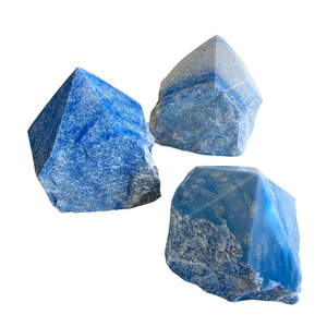 Blue Calcite Points