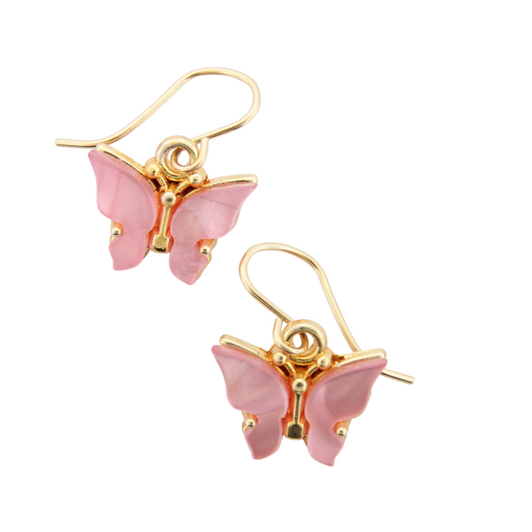 Butterfly Earrings - Pink