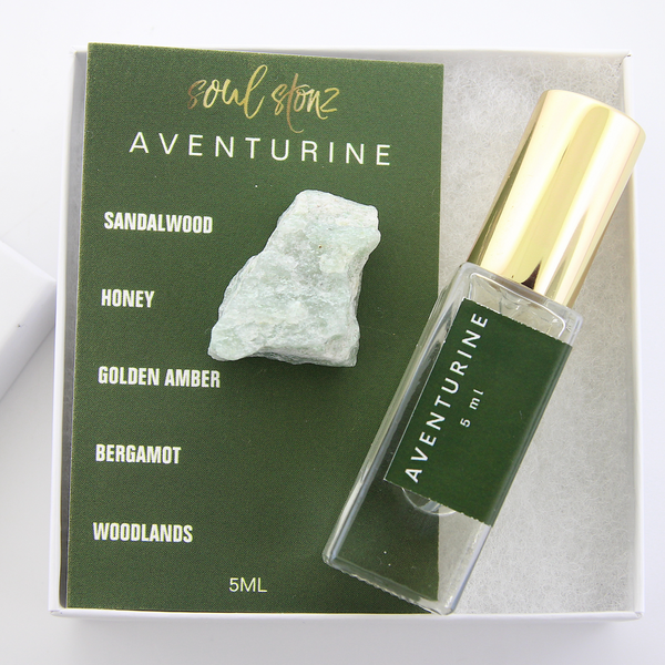 Eau de Parfum -Green Aventurine Perfume & Crystal