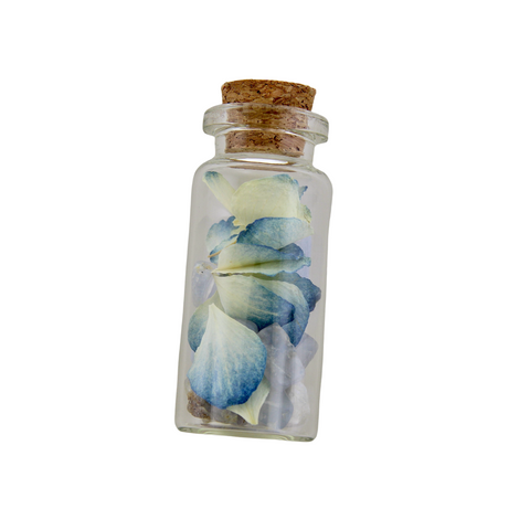 Floral & Gem Bottles - Blue Lace Agate & Hydrangea