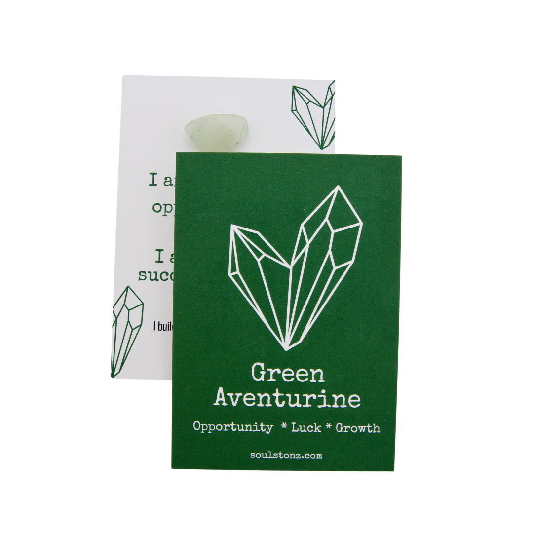 Green Aventurine Affirmation Card