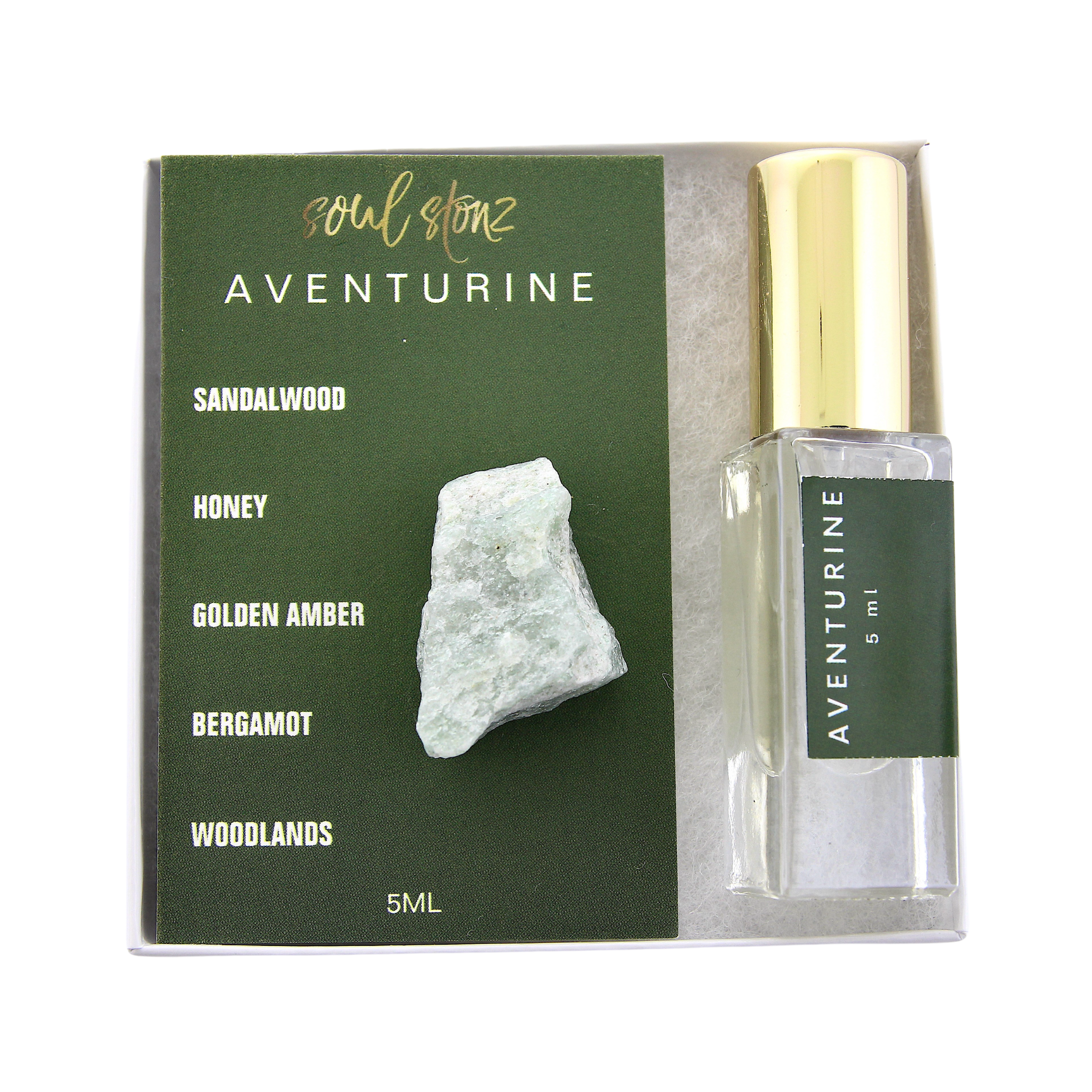 Eau de Parfum -Green Aventurine Perfume & Crystal