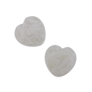 Heart Pocket Stones - Crystal Quartz