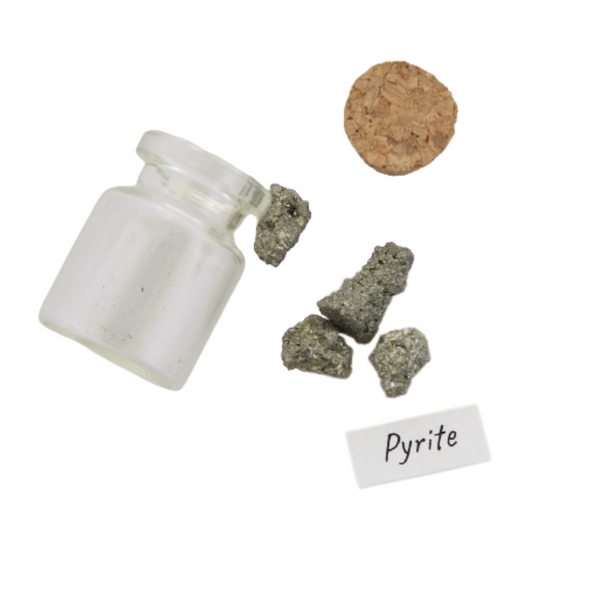 Gem Bottle - Pyrite Nuggets