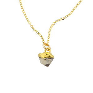 Raw Gemstone Drop Necklaces - Herkimer