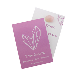 Rose Quartz Affirmation Card