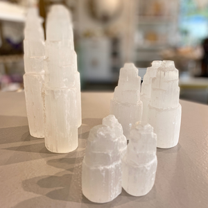 Selenite Gemstone Towers