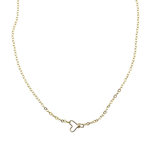 Sweet & Simple Heart Necklace - Gold-filled