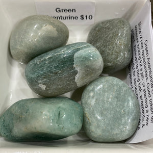 Green Aventurine - Medium Tumbled Stone