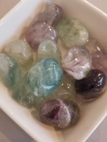 Fluorite- Tumbled Stone